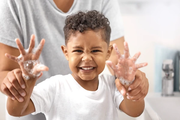 germs at daycare - washing hands